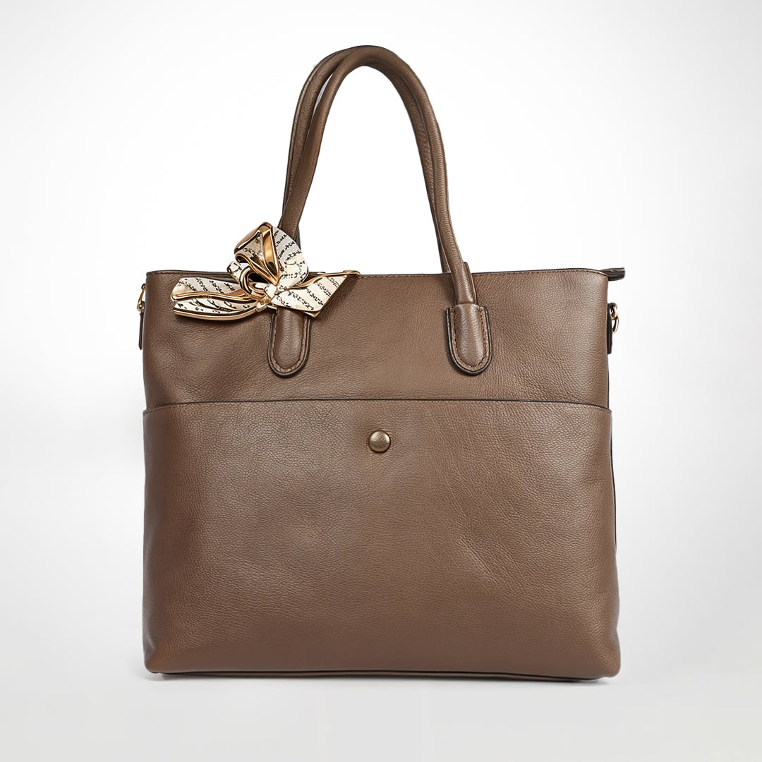 Premium Imported Tote Bag – Available in Black, Bottle Green & Brown