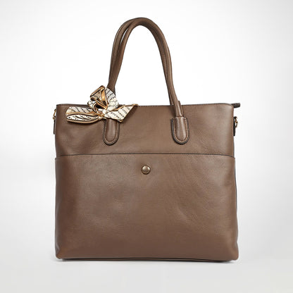 Premium Imported Tote Bag – Available in Black, Bottle Green & Brown