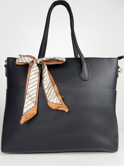 Premium Imported Tote Bag – Available in Black, Bottle Green & Brown