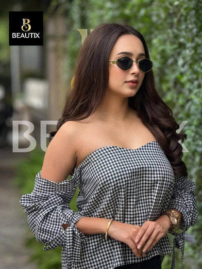 Celine 18K Premium Sunglass – Oval & Diamond Shape