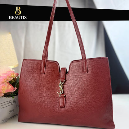 Beautix Premium Y*L Shoulder Bag – (Red / Black / Beige)